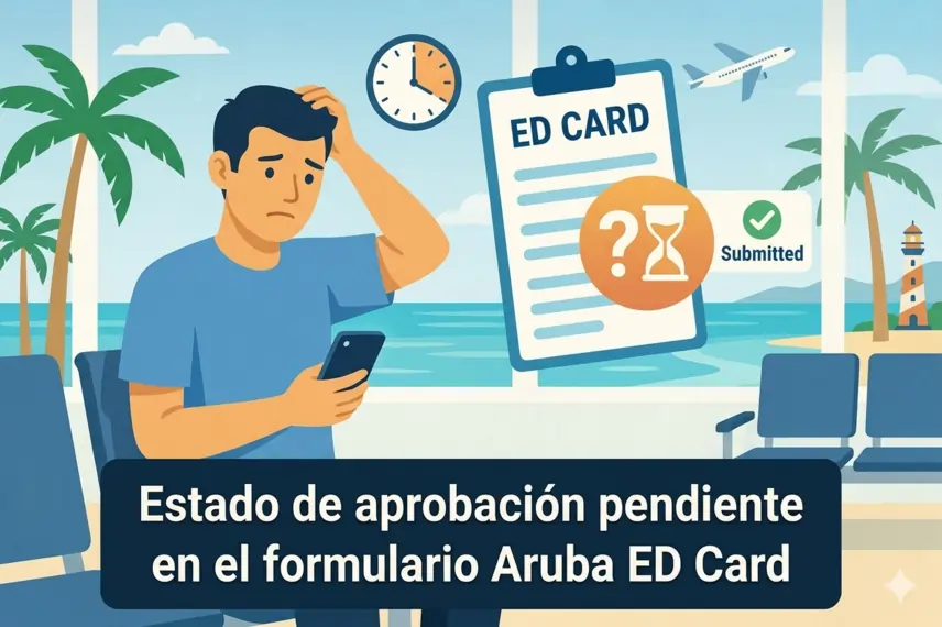 Aruba ED Card pendiente: ¿Por qué tarda y qué debes hacer?