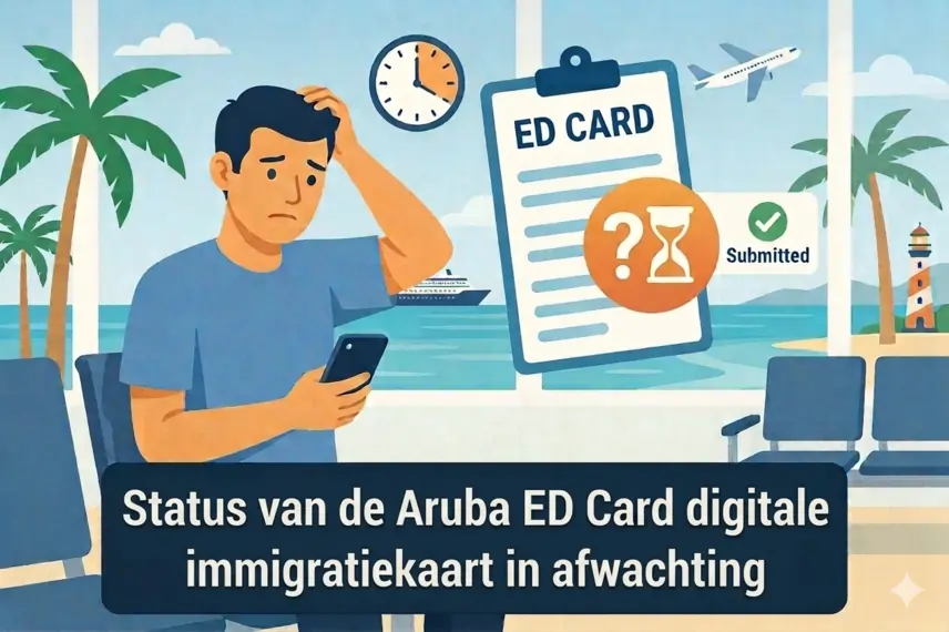 Aruba ED Card in afwachting: waarom duurt het zo lang en wat moet je doen?