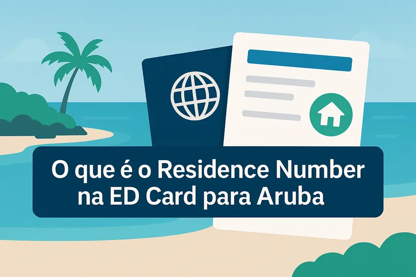 O que é o “número de residência” na Aruba ED Card?