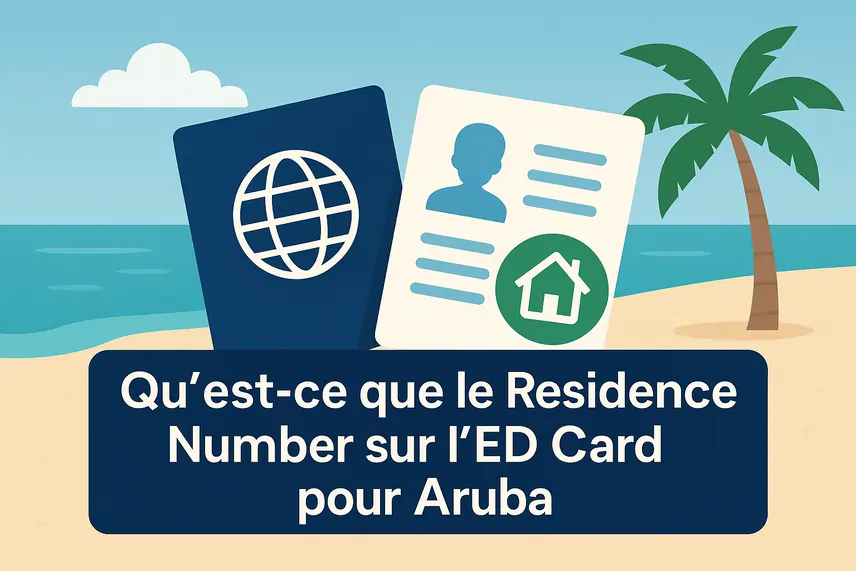 Qu’est-ce que le « numéro de résidence » sur la Aruba ED Card ?