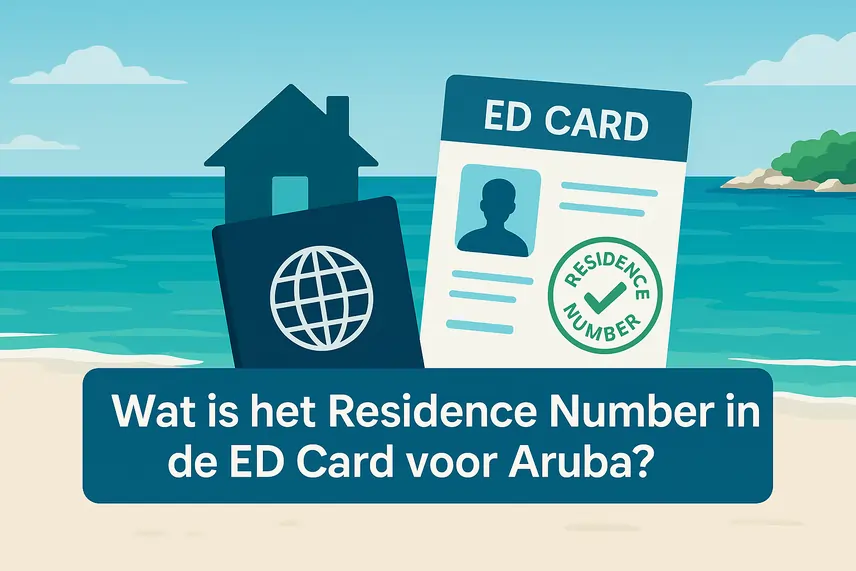 Wat is het “residencienummer” op de Aruba ED Card?